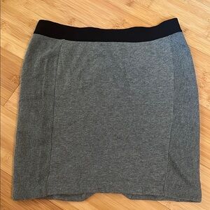 Alexander Wang Gray and Black Knit Fabric